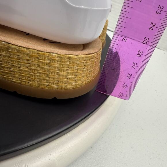 Clarks Reileigh May Sandals Womens Size 8M Red Nubuck Slide Slip On Shoes NEW - Picture 2 of 10